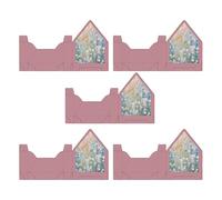 Boîtes Enveloppe pour Bouquets de Fleuriste | 5 Pièces Enveloppe en Forme de Sac à Main pour Fleurs à Plier et à Ranger - Boîte Saint-Valentin - pour Anniversaire Saint-Valentin Mariage Fian