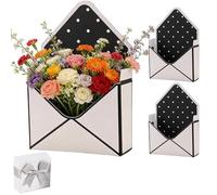 Boîtes-enveloppes Saint-Valentin, boîtes à fleurs pliables, emballage décoratif pour compositions florales, idéal pour une demande en mariage ou un mariage. Apporte charme et amour à toutes (#f2)