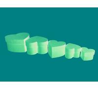 Boîtes Gigognes Coeur Papier Mâché (X5)