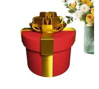 Boîtes Gigognes de Farce avec Canulars de Gag Drôle Réutilisable | Contenant Hilarant Pour Les Cartes D'Argent Pour Anniversaire Mariage Remise De Diplôme Fêtes Et Noël Rouge