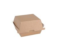 Boîtes Hamburger Compostables Kraft x 150 ou 200