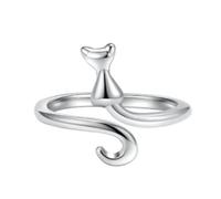 Boîtes Jouets Bijoux Adjustable Crochet Yarn Tension Ring 4 Pack Porte-clés Fournitures Bagues (D, A)