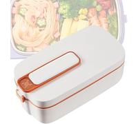 Boîtes Luh Chauffées pour Adultes, Rechargeables sans Eau, Stockage Au Froid Et Fraîcheur 3h, Batterie De Grande Capacité, Chauffe-Aliments Portable en Acier Inoxydable, B