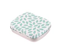 Boîtes métalliques avec couvercles Mini boîte métallique à charnière avec couvercle, récipient rectangulaire, petit de rangement, kit bonbons, pilules, organisateur for la maison(Color 1)