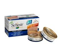 Boîtes Pâtée Au Thon Avec Bar En Gelée Pour Chat - Schesir - 6x50g