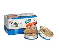 Boîtes Pâtée Au Thon En Bouillon Pour Chat - Schesir - 6x50g