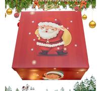 Boîtes pour cadeaux de Noël, boîtes de friandises et surprises - Conteneur en papier élégant multi-niveaux pour stocker des bonbons lors de fêtes, pour les fournitures d'événements d' et pour