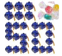 Boîtes pour cérémonies de diplôme, boîtes à dragées pour diplôme 2025 avec pompons, boîtes décoratives en forme de chapeau avec chocolats pour jardins d' et universités