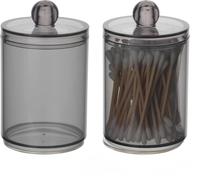 Boîtes Rangement Coton Tige Transparentes - 2 pcs Vendos85
