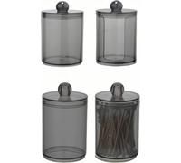 Boîtes Rangement Coton Tige Transparentes en PET - 4 pcs Vendos85