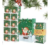 Boîtes Rebondissantes 10 Pièces - Boîtes à Cadeaux Pliantes - Fournitures de Fête avec Sac et Fourre-tout pour Célébrations Amis Famille Saint-Valentin Graduation Maison