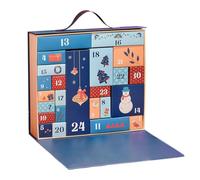 Boîtes vides en carton pour numéros de Noël - Tiroir à remplir en carton | Lot de 24 boîtes de calendrier de l'Avent à remplir - Résistantes aux déchirures - Réutilisables - Polyvalentes - Décoration