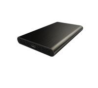 Boitier 2,5" USB 3.1 Noir pour disque dur 2.5" SATA Mac-PC