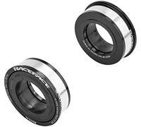 Race Face Boîtier de pédalier EXI BB107 – 24 mm, double rangée – Noir/Argenté