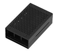 Boîtier 4, Coque de Protection de Refroidissement en Alliage d'aluminium avec Dissipation Thermique pour pièces de Micro-Ordinateur 4 modèle B Noir