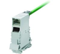 Boîtier 8P8C CAT 6A pour rail profilé TS 35 Weidmüller IE-TO-RJ45-FJ-A 8946930000