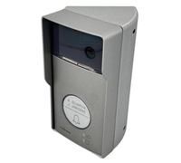 Boitier à Angle 45° Gauche Gris Métalisé XONI Compatible avec videophone BTicino Linea 3000 & Anti-Pluie