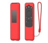 Boîtier à distance en silicone pour Samsung BN59-01432A BN59-01480L Télécommande vocale conçue pour une dissipation des chocs et une manipulation en toute confiance (rouge)