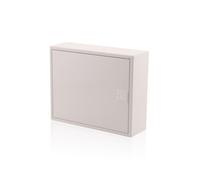 Boîtier à fusibles ALPHA apparent 1 rangée 12 modules IP40 porte blanche 650°C