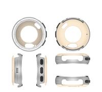 Boîtier à Lunette Métallique pour Garmin Venu 3S 41 mm, Lunette Rigide Anti-Collision et Anti-Rayures, Housse de Protection pour Garmin Venu 3S Montre Connectée Accessoires (Argent)