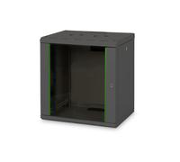 Boîtier à montage mural - DIGITUS - DN-19 - 12U - Noir RAL 9005 - Acier robuste