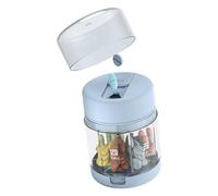 Boîtier à Pilules de Voyage - Organisateur de Médicaments de Voyage | 7 Compartiments Porte-Médicaments avec Coupeur Compact pour Poche Sac à Main Camping et Voyages Familiaux