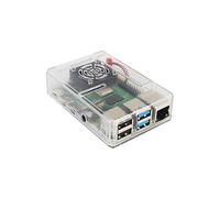 Boîtier ABS pour Raspberry Pi 4 modèle B avec ventilateur de refroidissement,boîte de fiérté en plastique noir pour Raspberry Pi 4B,écran tactile LCD 3.5 pouces - Type Option 3