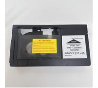 Boîtier/adaptateur convertisseur VHS vers VHSC demi-longueur (incompatible avec 8 mm/Hi8/miniDV)