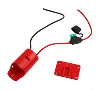 Boîtier adaptateur de batterie 12 V avec fusible et fil 12 AWG, pour boîtier en plastique durable et résistance à l'humidité, compatible avec 48-11-2450/2440/2411