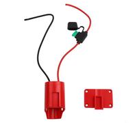 Boîtier adaptateur de batterie 12 V avec fusible pour 48-11-2450 48-11-2440 48-11-2411 48-11-2420 48-11-2401 48-11-2460, chargeur de connecteur d'alimentation 12 AWG