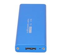 Boîtier adaptateur MSATA vers USB 3.0, boîtier SSD avec excellente dissipation de la chaleur avec lumière LED pour ordinateurs portables