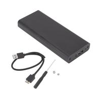 Boîtier Adaptateur SSD MSATA vers USB3.0, Etui Noir, 6Gbps, Supporte Jusqu'à 6Gbps