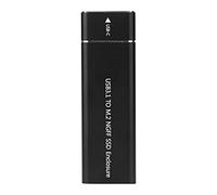 Boîtier adaptateur USB 3 1 vers M 2 NGFF SSD B Key Type C Taux de transmission 6 Gbit/s Plug and Play Coque en alliage d'aluminium compatible avec Win 98 SE ME 2000 XP Vista 7 8 10