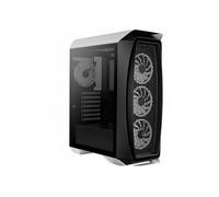 Aerocool Boîtier Moyen Tour ATX Aero One Duo – Verre trempé, 4 ventilateurs ARGB – Blanc