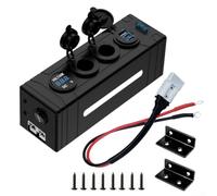 Boîtier Alimentation 50A avec Voltmètre pour Camping-Car