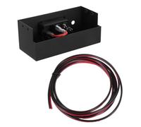 Boîtier Alimentation à Découpage Métal Noir pour Imprimante 3d DIY | Protection du Module, Couvercle de Prise, Usage Maison et Atelier, pour Matériel Sensible