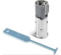 Boîtier allume-cigare pour Chrysler pour Dodge pour Jeep pour Ram Prise de courant intérieure pour Wrangler Grand Cherokee Chargeur pour Ram 1500 Town Country 04793554AC 04793551 57450