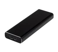 StarTech.com Boîtier Aluminium M.2 SSD vers USB 3.0 (5Gbps) avec UASP - Noir - M.2 NGFF SATA avec Clé B & Clé B+M - Boîtier Externe M.2 Portable - Non Compatible avec NVMe / AHCI