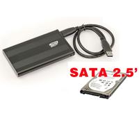 Boitier aluminium pour Disque Dur SATA 2.5" USB3 SUPERSPEED