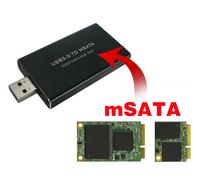 Boitier Aluminium Pour SSD mSATA FORMAT COMPACT FORMAT COMPACT