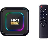 Boîtier Android TV, 4 Go de RAM, support vidéo 8K, prise EU, 4G 64G