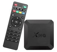 Boitier Android TV Box X96Q Smart TV Box WiFi 1+8 Go avec Allwinner H313 Android 10.0 Prend en Charge 4K HD Multimedia D10