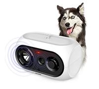 Boitier Anti Aboiement, Automatique Anti-Aboiement Chien Ultrason Dispositif, Repulsif Ultrasons pour Voisin Chiens Etanche Rechargeable 100% Sûr, pour Les Petits Gros Chien , Intérieur Extérieur