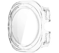 Boîtier anti-rayures Couverture complète Protection d'écran pour montre 7 47 mm Appareil portable PC Verre trempé Smartwatch Coques PC avec couvercle en verre