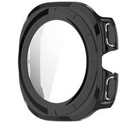 Boîtier anti-rayures Protection d'écran complète pour montre 7 47 mm Appareil portable PC Verre trempé Montre intelligente Coque de protection d'écran en cristal