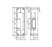Boîtier ATP sans gâche anti panique - EFF EFF - 20105-01