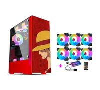 Boitier ATX Boîtiers D'ordinateur, Boîtier De Jeu PC De Taille Moyenne ATX/M-ATX/ITX - Port E/S Avant USB 3.0 - Panneau Latéral En Verre Trempé - Système De Gestion Des Câbles - Prêt For Le Refroidiss