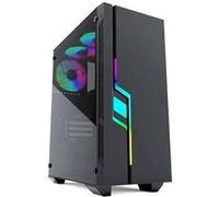 Boîtier ATX - GEMBIRD - Fornax 2000 - Éclairage LED RVB - Couleur Noire - Semi-tour