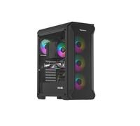 Genesis Gaming – Boîtier tour midi Irid 505 ARGB – Noir/Transparent – USB 3.2 Gen1