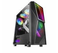 Boîtier ATX semi-tour Mars Gaming MC777 LED RGB noir